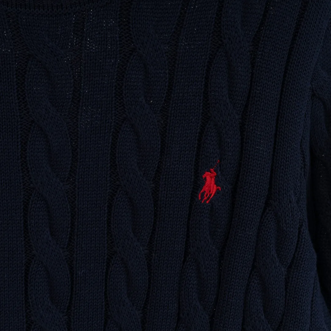 P280 top version (different currencies). You can scan the code to enter the official website. Style: Ralph Lauren POLO Ralph Lauren small label embroidered knitted old money style long-sleeved sweater. Color: Picture color. Size: S-XL. Fabric: pure cotton. Accessories: full set of customized accessories. No gender distinction. Same style for men and women.